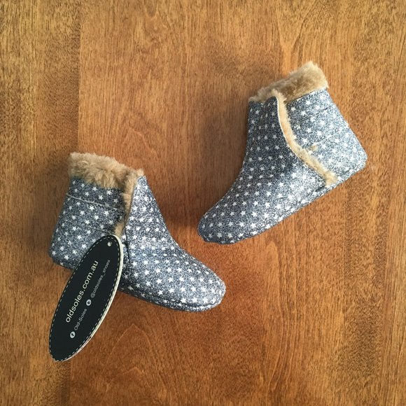 Old Soles "star glam" polar boot 6-9m NWT - Picture 3 of 10